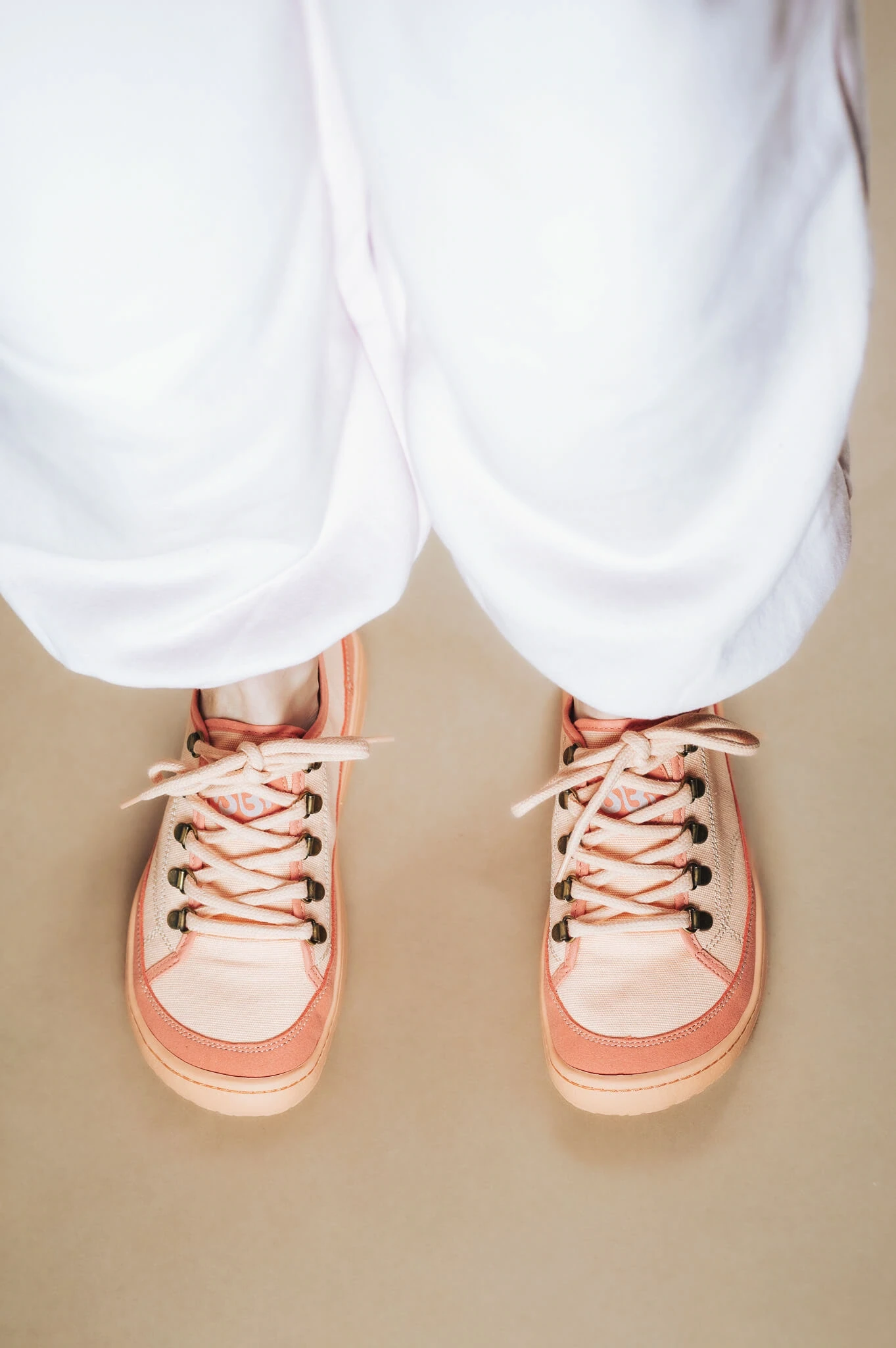 Босоногие кеды Sambas the bambas Peach — персиковые, фото 2