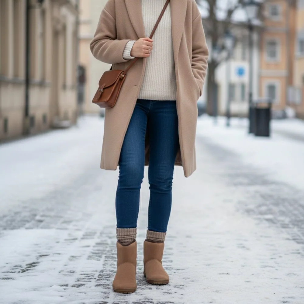 Женские ботинки ZAQQ MOOQ Winter Brown, фото 8