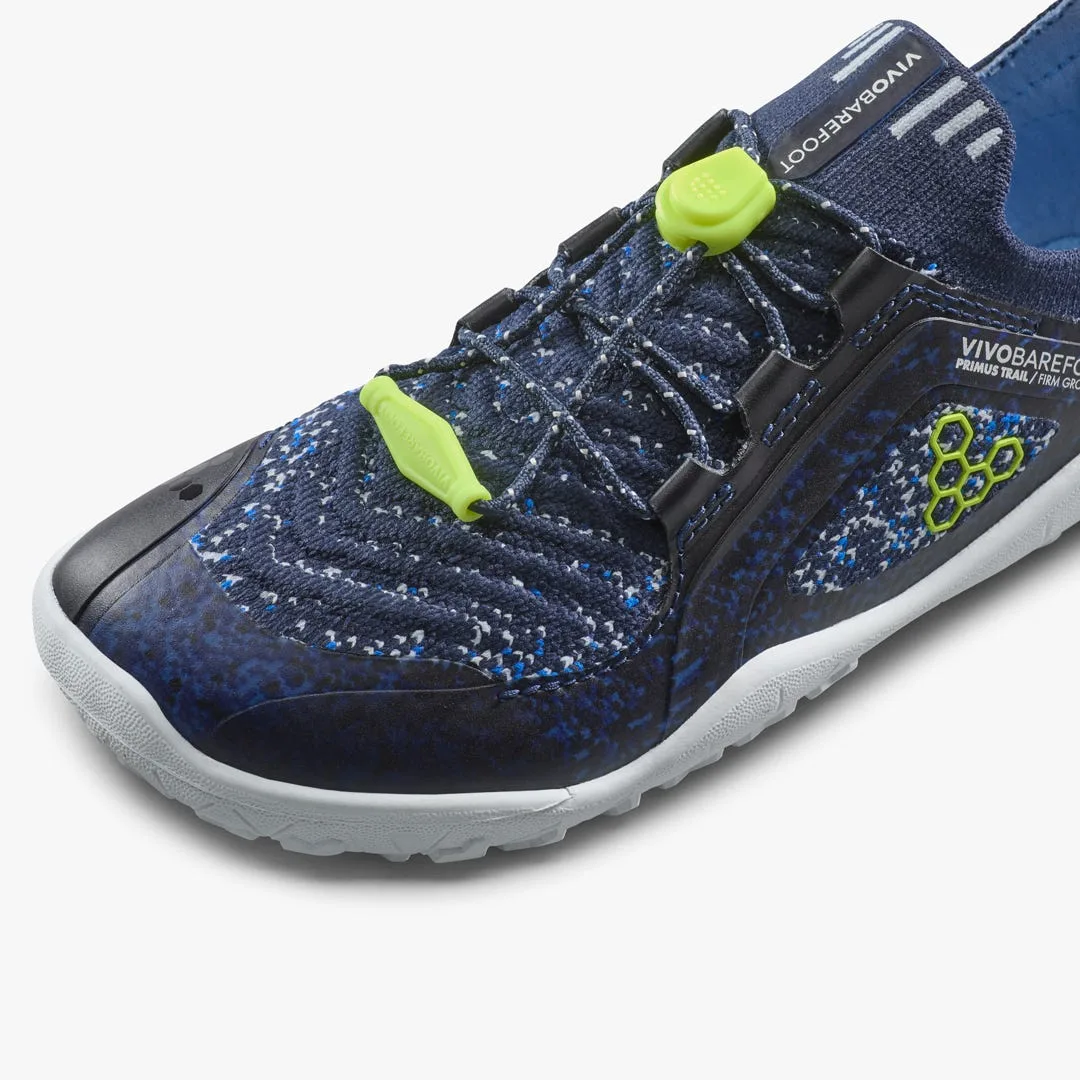 Кроссовки Vivobarefoot Primus Trail Knit FG — детская модель, синий с фиолетовым, фото 6
