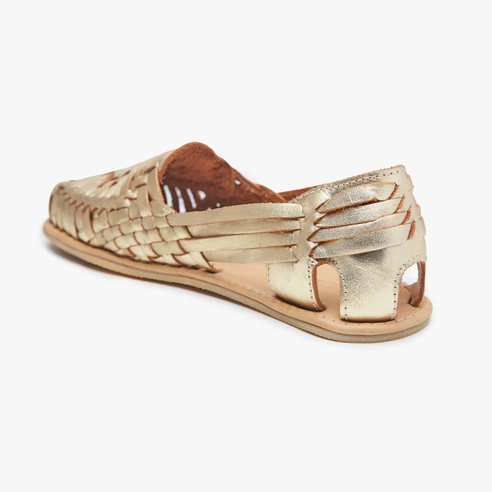 Босоногие сандалии Origo Huarache Slip-On Wide by Anya — золотистый, фото 4