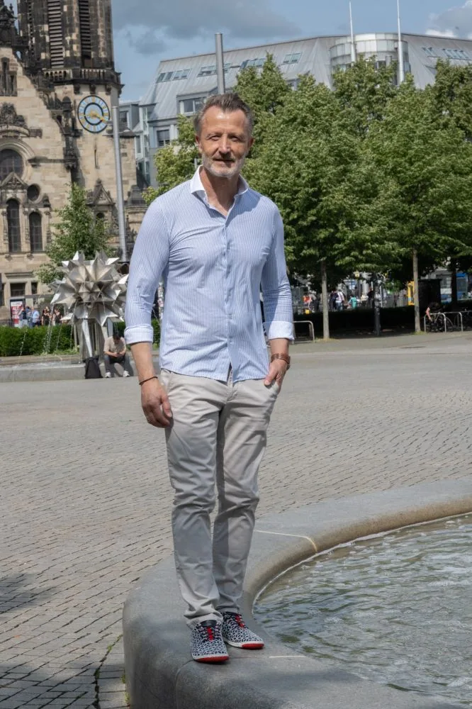 Мужские кроссовки ZAQQ ABEQ Grey Red (серо-красные), фото 7