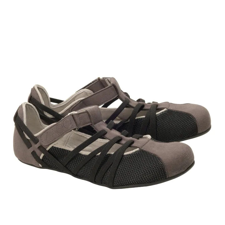 Женские балетки ZAQQ QLAIRE Dark Grey (тёмно-серый цвет)