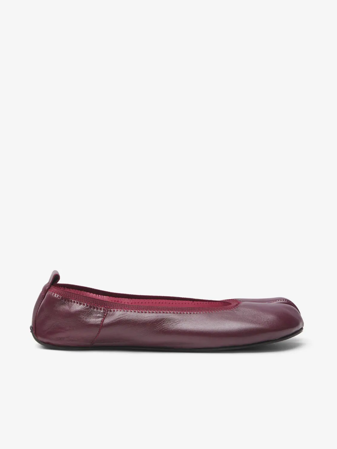 Босоногие балетки таби Libertas Barefoot Tabi — винный, фото 5