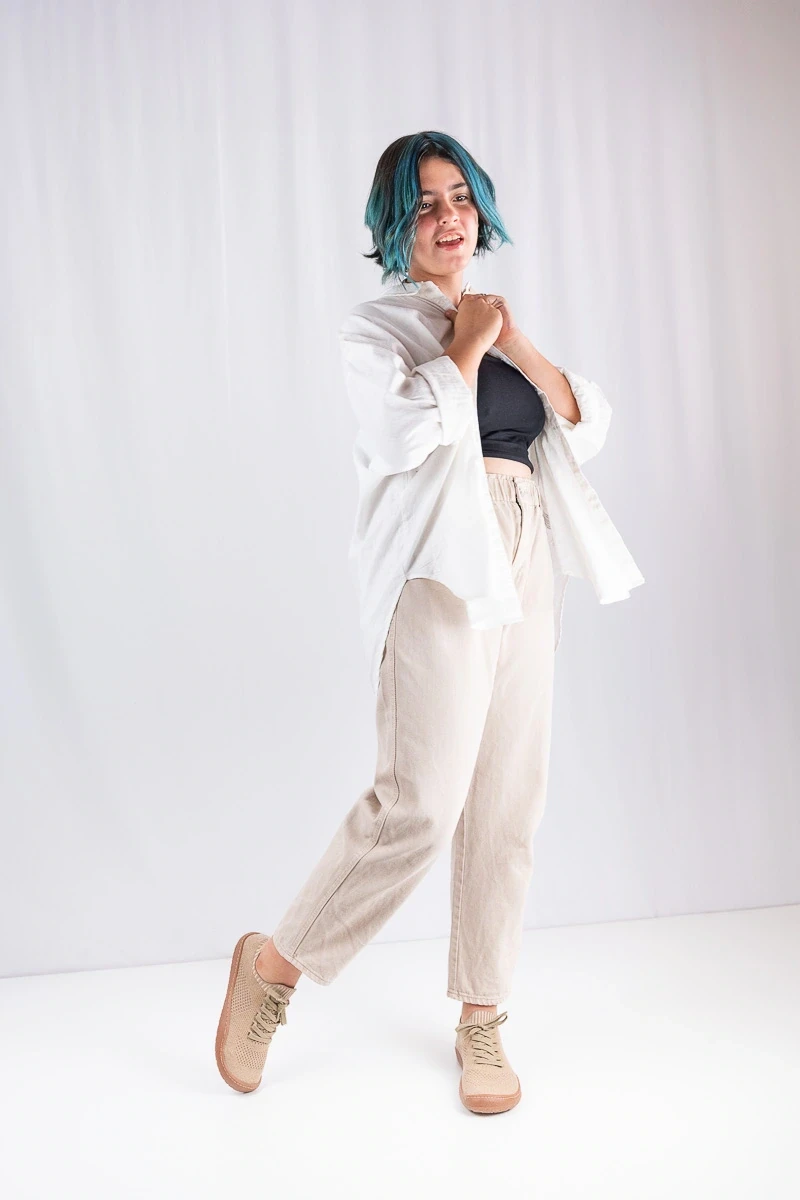 Босоногие кроссовки Sambas the bambas Essence Sira — песочные, фото 17
