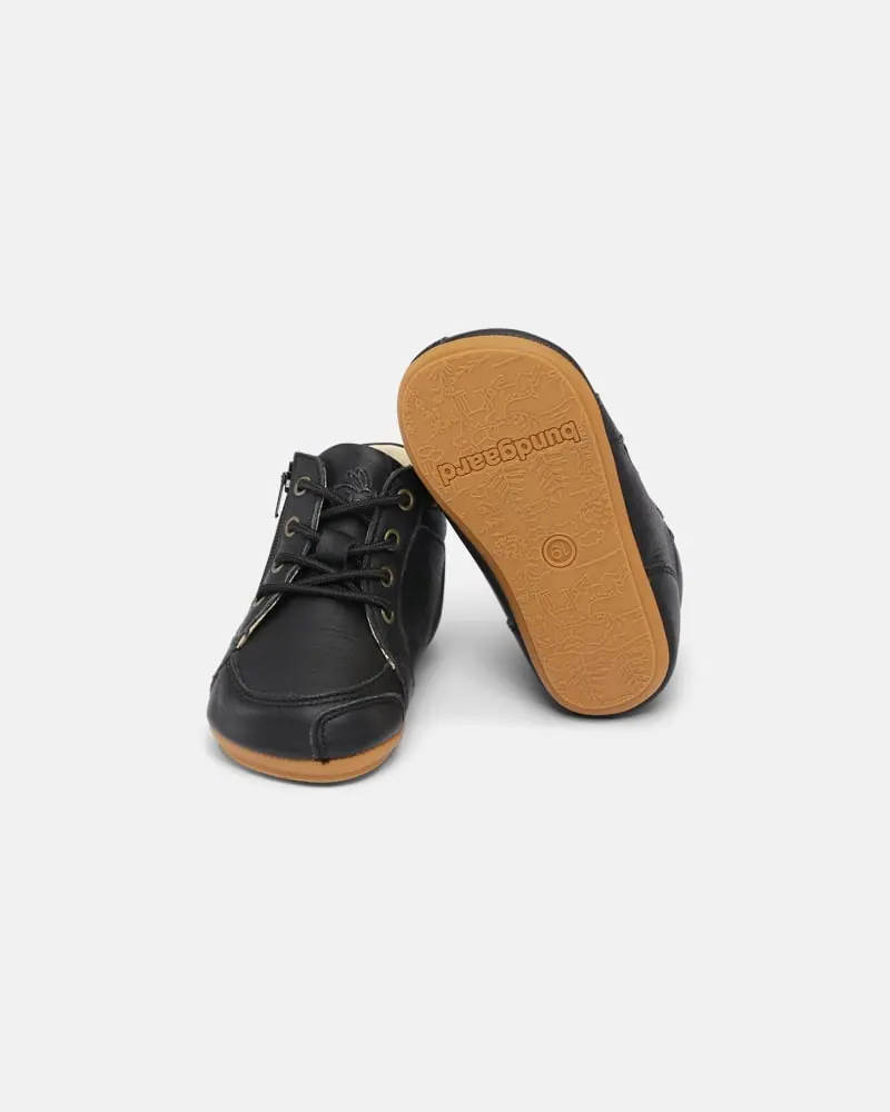 Детская босоногая обувь для первых шагов Bundgaard Prewalker Lace Black, фото 2