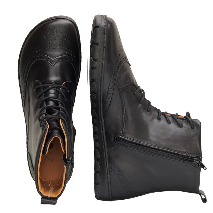 Ботинки для женщин и мужчин ZAQQ QUINTIC Brogue Black (чёрный цвет), фото 3