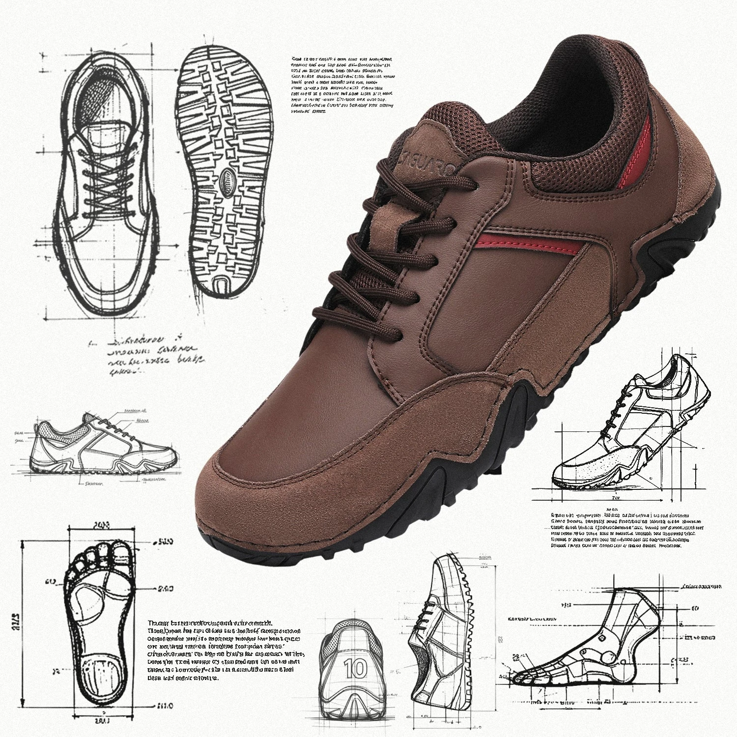 Полуботинки Saguaro Terra I — коричневый, фото 2