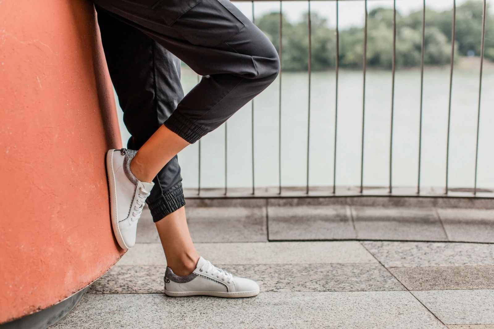 Босоногие кроссовки Shapen FEELIN Chic — белый (с блеском), фото 57