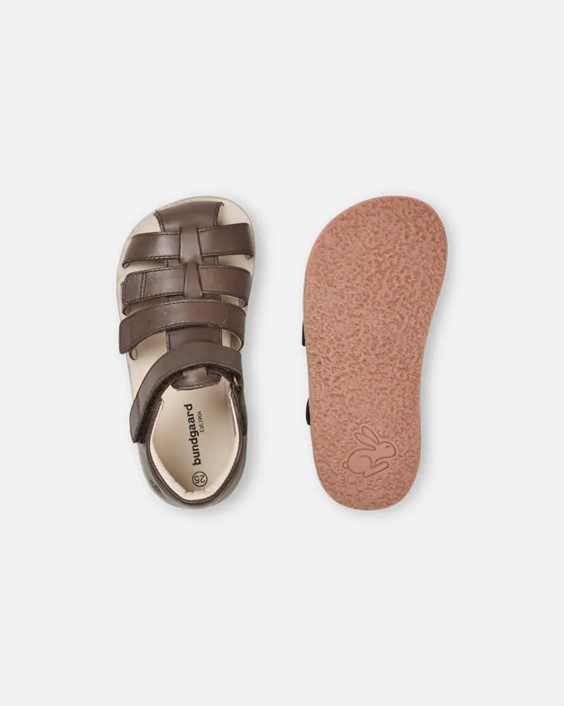 Детские босоногие сандалии Bundgaard Sebastian Dark Brown, фото 2