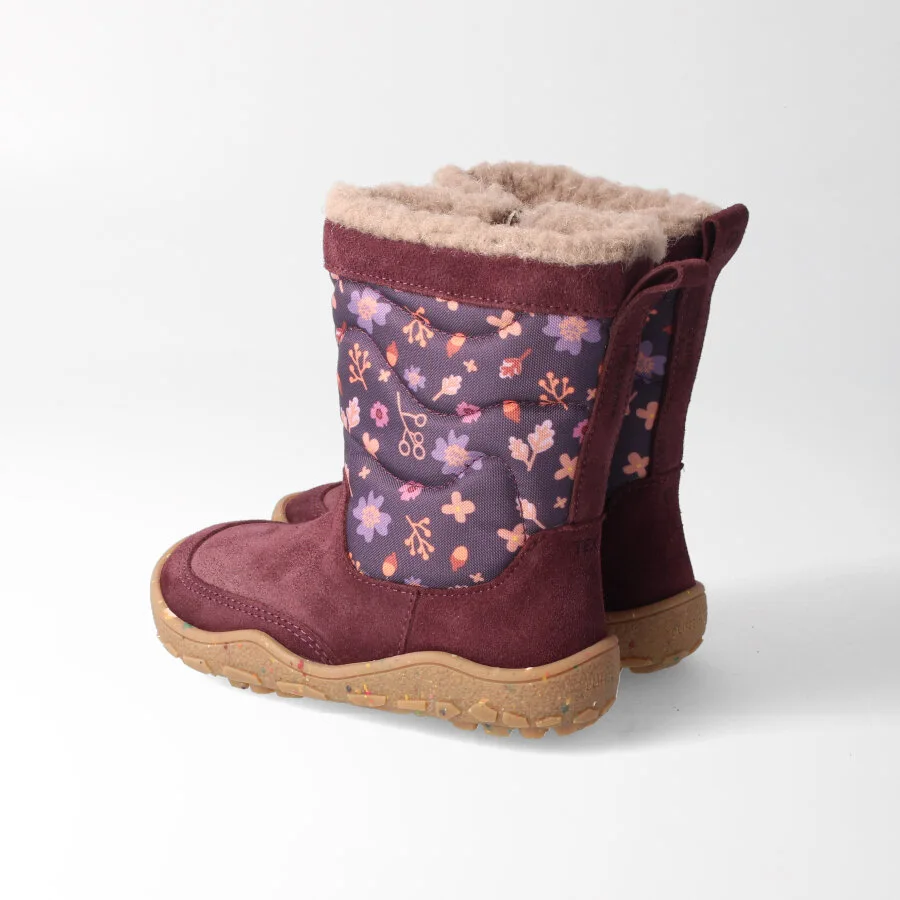 Зимние босоногие ботинки bLIFESTYLE alpakaSTYLE — ягодный, фото 4