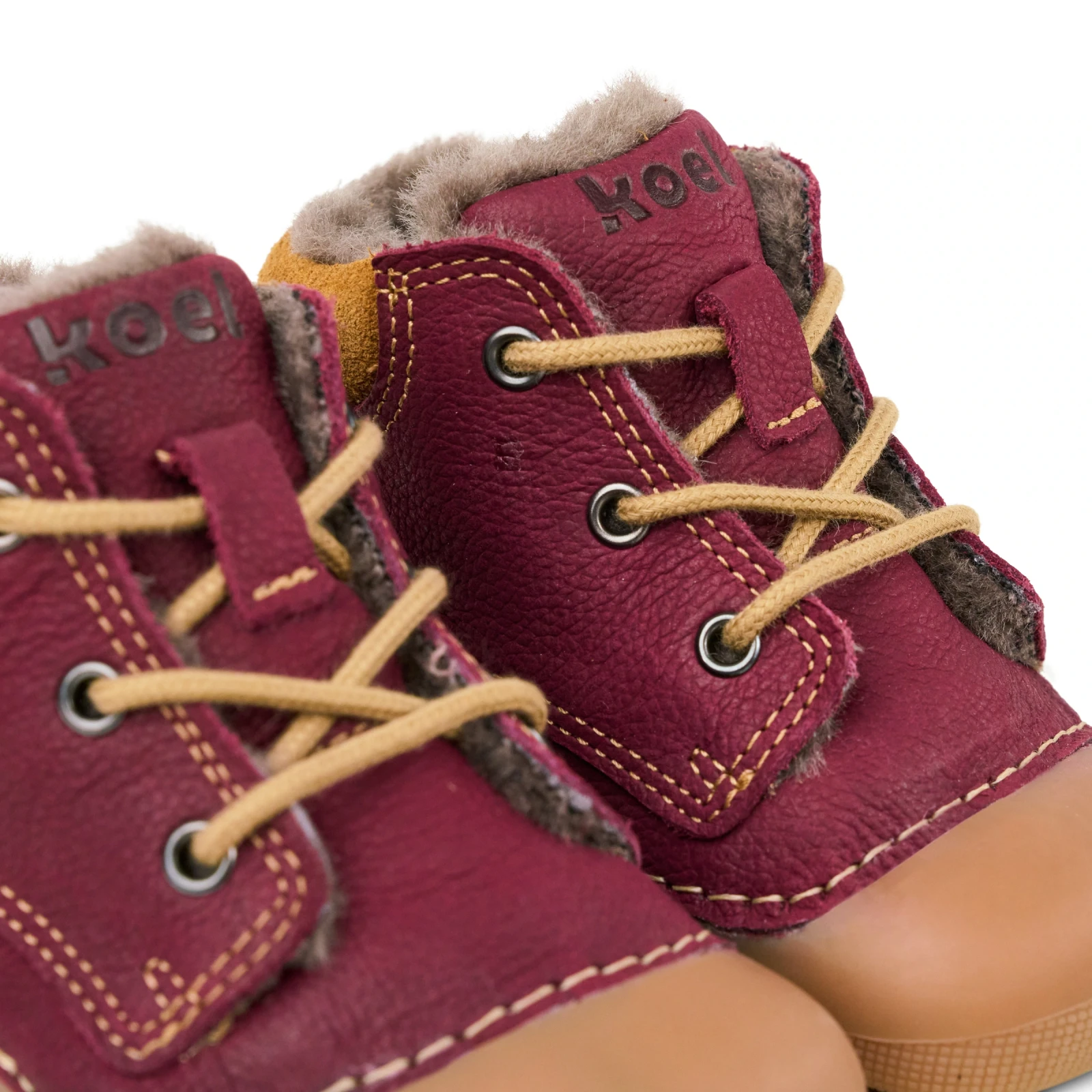 Повседневная обувь Koel AVA Leather Wool — бордовый, фото 4