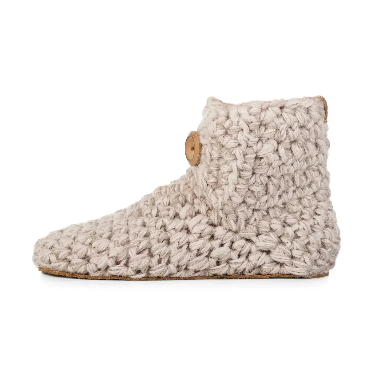 Домашние тапочки-ботинки Kingdom of Wow Extra Chunky Bootie — бежевый — фото 1 из 5
