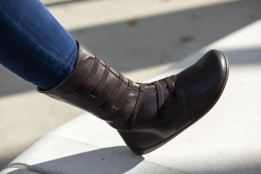 Женские ботинки ZAQQ ATTRAQT Stretch Nappa Brown (коричневый цвет), фото 18