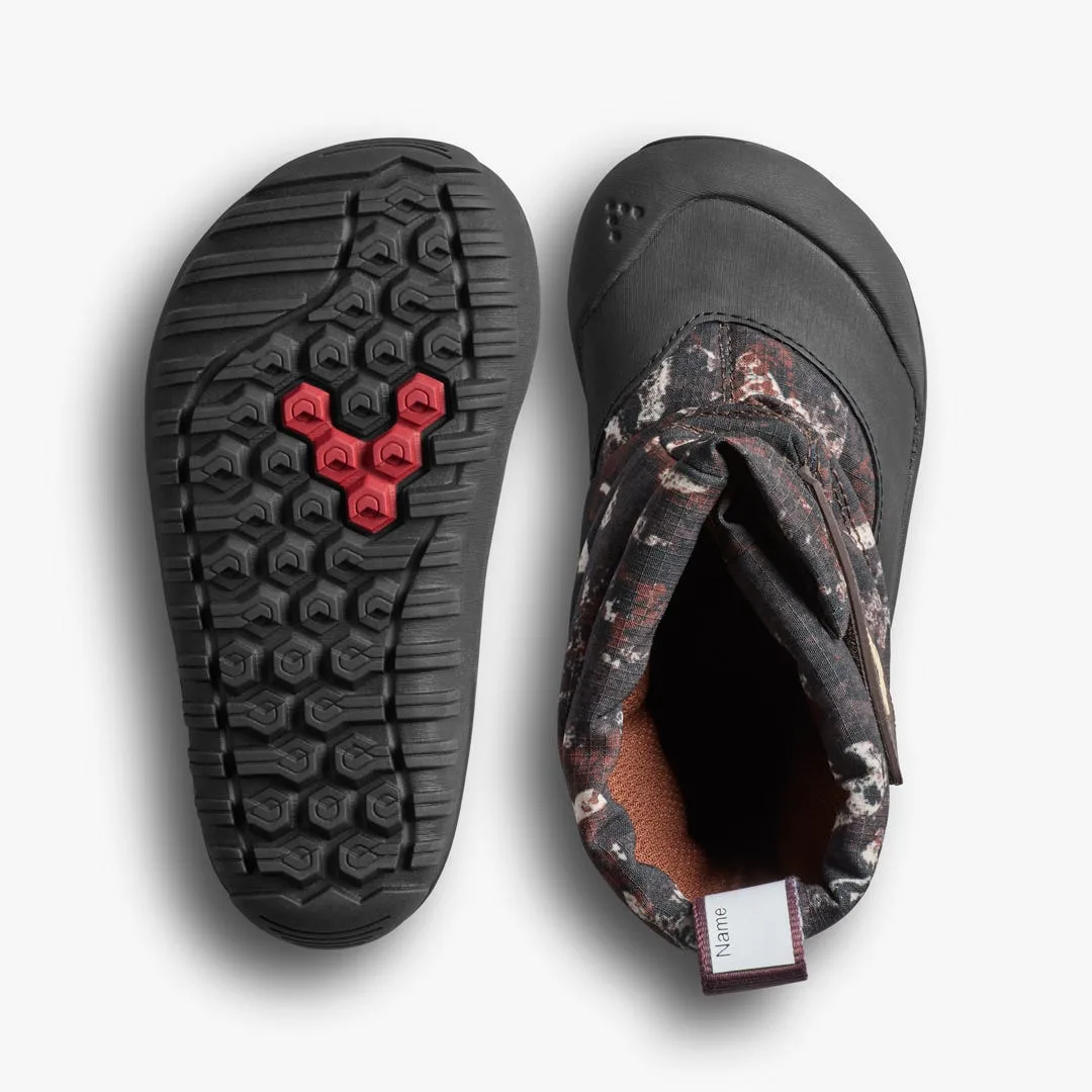 Ботинки Vivobarefoot Tracker Boot AT — для малышей, серо-коричневый с узором, фото 2