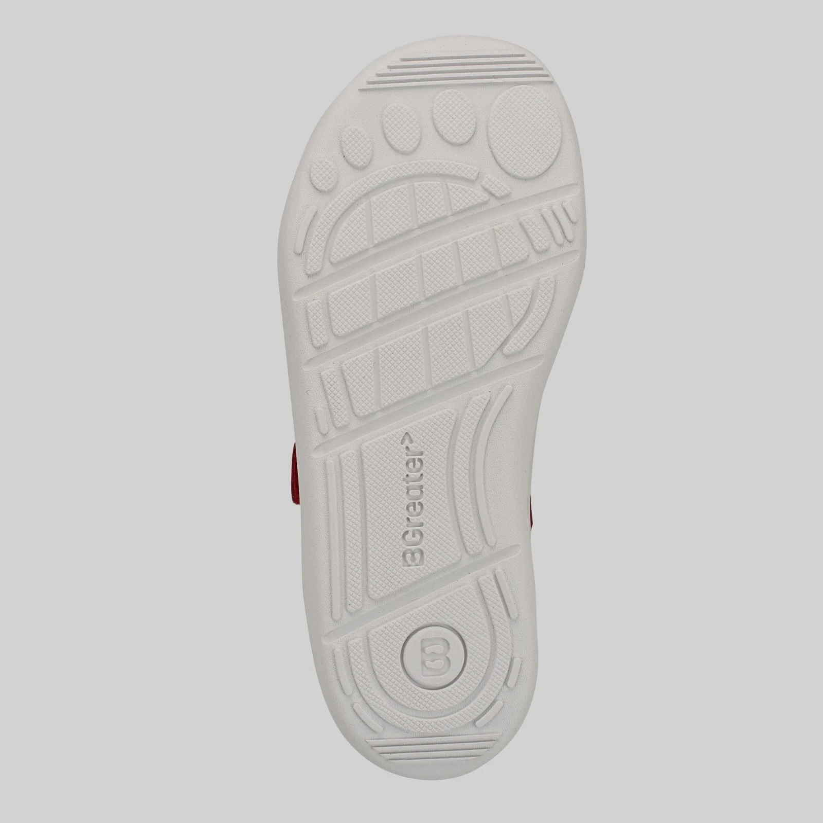 Кроссовки BGreater All Leather Lev — красный с белым, фото 11