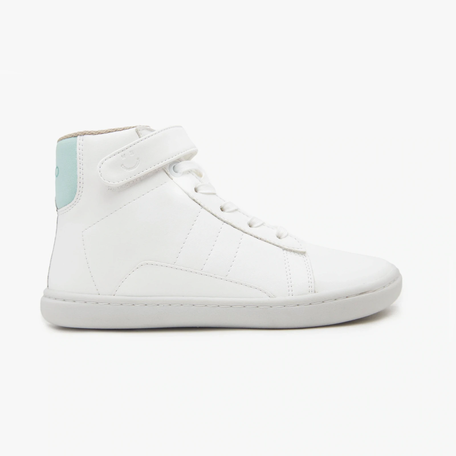 Босоногие кеды Origo High-Top Sneakers — белый с аквамарином, фото 2
