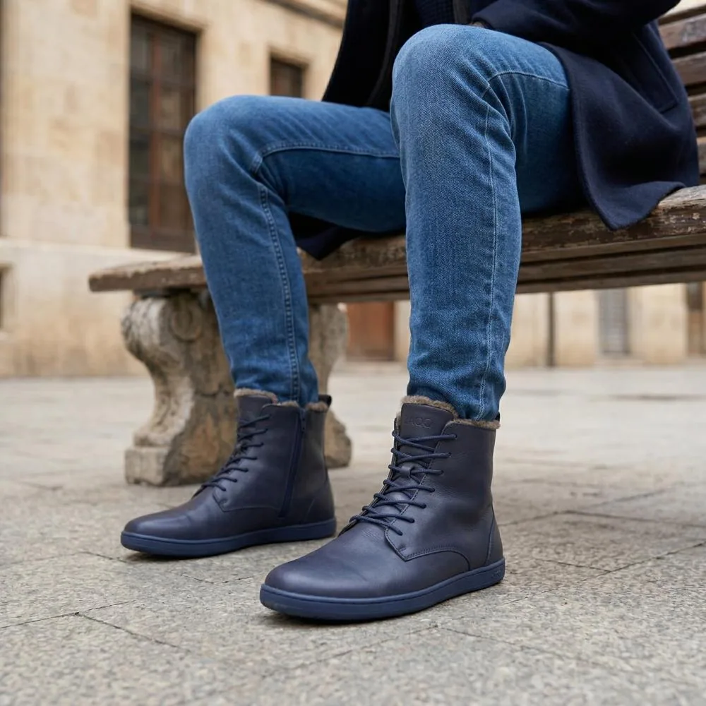 Мужские ботинки ZAQQ QUINTIC Winter Navy (тёмно-синий цвет), фото 8