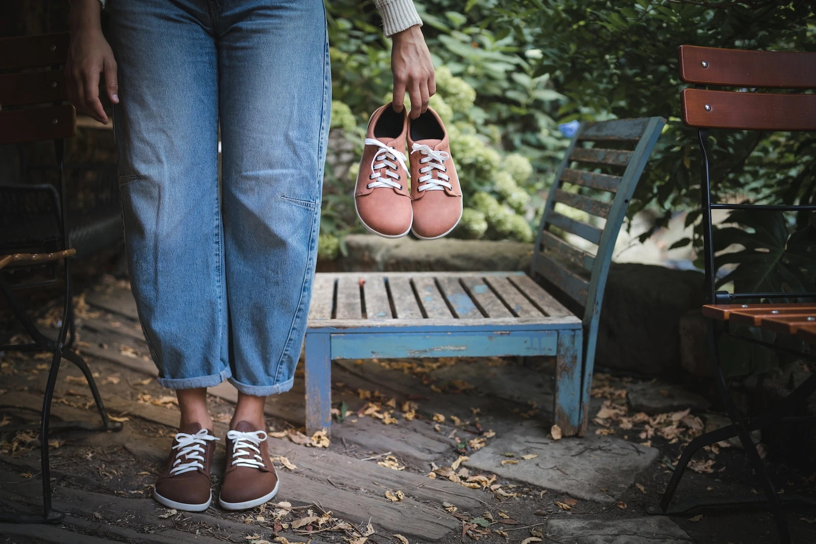 Кроссовки Ahinsa Vida Barefoot — терракотовый, фото 13