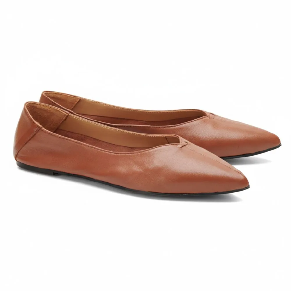Женские балетки ZAQQ MEXIQ Brown