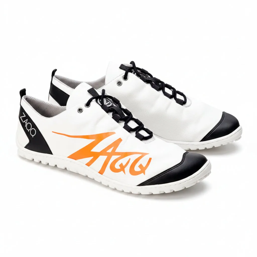 Женские кроссовки ZAQQ SQIM White Orange (оранжевый цвет)