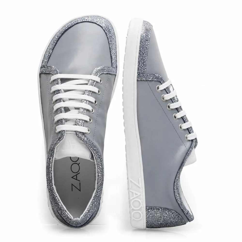 Женские кроссовки ZAQQ TIQQ Grey Silver (серебристый цвет), фото 3