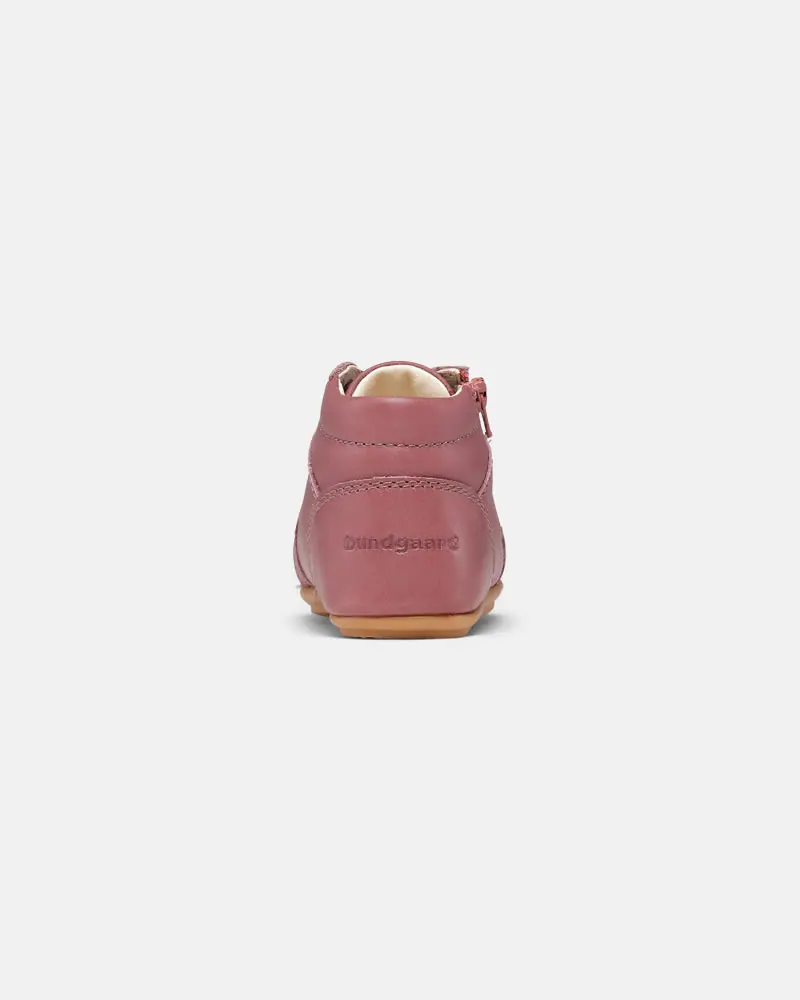 Детская босоногая обувь для первых шагов Bundgaard Prewalker Lace Dark Rose, фото 3
